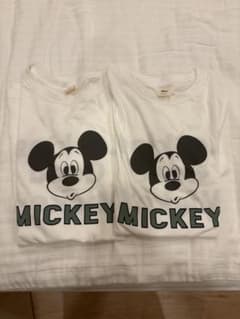 Disney ミッキーマウス Tシャツ ホワイト 2枚セットのサムネイル
