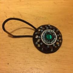 エスキック風ボタンゴム ブラックのサムネイル