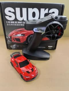 新同品 JXC 1/43ドリフトRC スープラ 4WD ジャイロのサムネイル