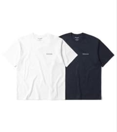 thisisneverthat パックTシャツ　白とネイビーのサムネイル