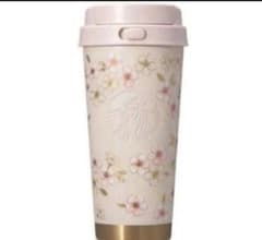 スタバ　SAKURA2026ステンレスTOGOボトルピンクベージュ＆ゴールドのサムネイル