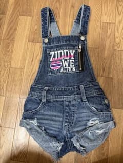 ZIDDY デニム オーバーオール ショートパンツのサムネイル