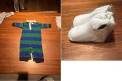 ラルフローレン　ロンパース＆靴下のサムネイル