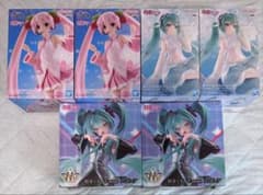 新品未開封】初音ミク 桜ミク フィギュア6点 T-most Clearluxe - メルカリ