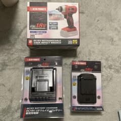 超お買い得！！アストロプロダクツ　コードレスインパクトレンチ　ほぼ未使用！のサムネイル