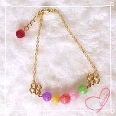 ももクロちゃんカラー❤チェーンブレスレットのサムネイル
