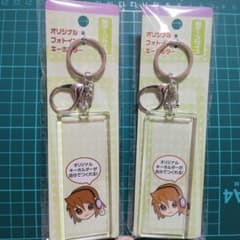 オリジナルフォトインキーホルダー 2個セット(銀テープサイズ)のサムネイル