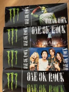 ONE OK ROCK モンスターエナジー ステッカー 4枚セットのサムネイル