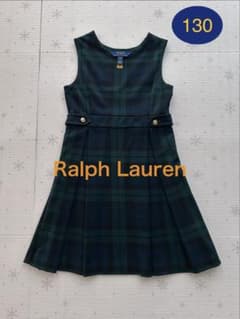 POLO RALPH LAUREN チェック柄 ノースリーブ ワンピース 130のサムネイル