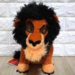 30周年 ライオン・キング ライオンキング Lぬいぐるみ スカー 約29cm