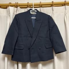 キッズ 紺色 ダブルブレザー 120Aのサムネイル