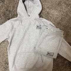 NIKE x STUSSY スウェットセットアップ グレー - メルカリ