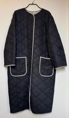 未使用】ミナペルホネン flower quilt コート black 38 - メルカリ