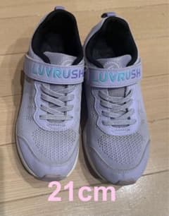 ムーンスター LUVRUSH キッズスニーカー 21cm 紫色のサムネイル