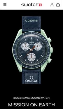 自宅保管未使用品☆OMEGA×SWATCH Missionon Earth - メルカリ