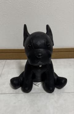MCM フレンチブルドッグ　ぬいぐるみ　レザー　ブラック　犬　Sサイズ MCM フレンチブルドッグ ぬいぐるみ レザー ブラック 犬 Sサイズ