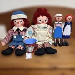 Raggedy Ann and Andy 作家さん人形セット バケツ付き - メルカリ