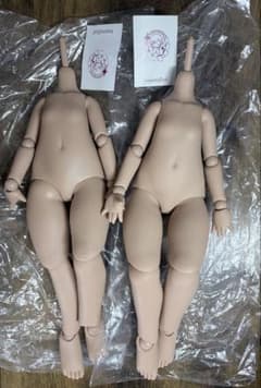 Imomodoll 1/4ドールボディ肉肉兎ボディ チョコレート肌 2体セット