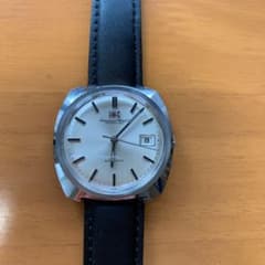 【美品・OH済】IWC オールドインター　ペラトン自動巻き　魚リューズ　純正尾錠のサムネイル