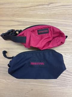 BRIEFING Golf Ball Holder & Pouch 2-Piece Set