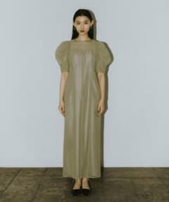 ANDRESD lettering lace dress イエロー ANDRESD lettering lace dress イエロー - メルカリ
