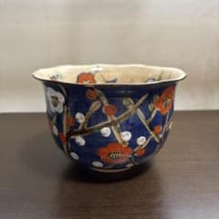 梅文様 抹茶碗 鉢 陶器のサムネイル