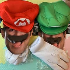 マリオ・ルイージ　帽子、髭、手袋　セットのサムネイル