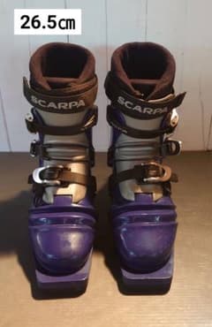 SCARPA テレマーク スキーブーツ T2(26.5㎝)中古品
