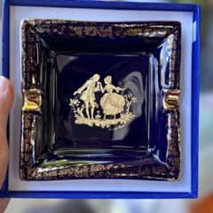 Limoges Castel ネイビー灰皿 22k ゴールド 金 新品 - メルカリ