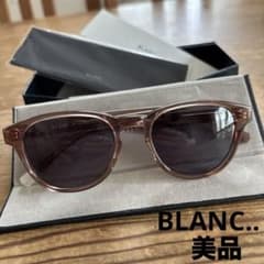 BLANC..トゥモローランド別注サングラスB0030 ブラウン系/グレイ　美品 BLANC..トゥモローランド別注サングラスB0030 ブラウン系/グレイ 美品