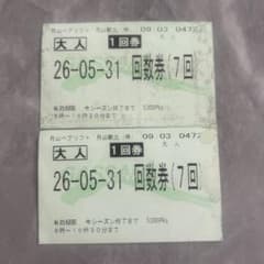 月山ペアリフト 大人1回券 2枚セットのサムネイル