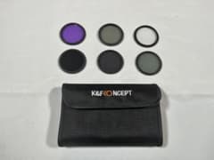 K&F 52mm UV CPL FLD ND2 ND4 ND8 6枚セットのサムネイル