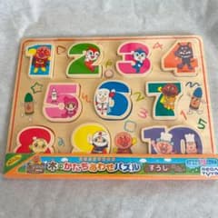 アンパンマン　木　パズル　知育　新品　クリスマスのサムネイル