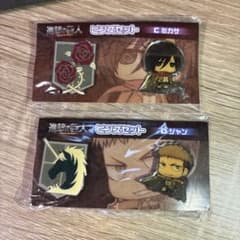 値下げ交渉可 進撃の巨人 ピンバッジセット Cミカサ Dジャンのサムネイル