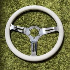 ウッドステアリング　33パイ　美品　メーカー不明 クラシックタイプ ステアリング 33パイ ウッド 茶木目調 CLASSIC-TYPE