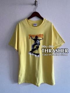 90s~00s THRASHER PUSHEAD パスヘッド Tシャツ 肩幅50 - メルカリ