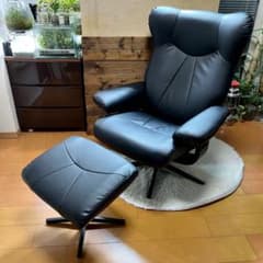 ✨極美品✨】⁠ニトリ Nシールド ロード4 オットマン付チェア オッマン