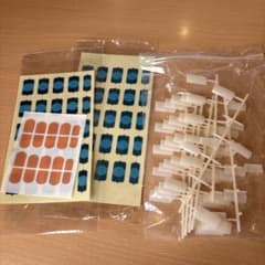 JNEC認定モデルハンド ネイルチップ・ネイルシールセット 大小サイズのサムネイル