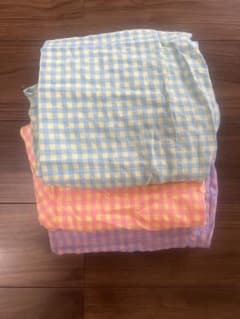 ルームウェア　　パジャマ　ロングパンツ　Ｌ3枚セット ブロックチェックのサムネイル
