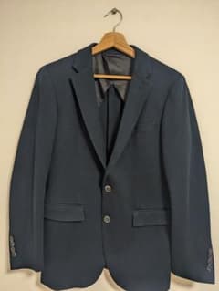 BEAMS HEART ネイビー テーラードジャケット 46のサムネイル