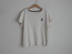 アイボリー 半袖Tシャツ she said that刺繍のサムネイル