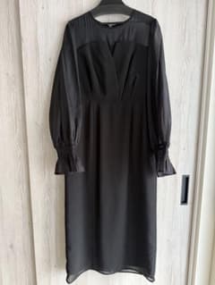 美品 niana ボリュームスリーブシフォン LLのサムネイル