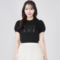 Darich バックオープンアップリケニットトップスのサムネイル