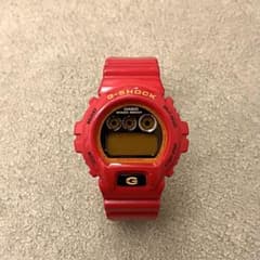 CASIO G-SHOCK DW-6900CB-4JF レッド 電池切れのサムネイル