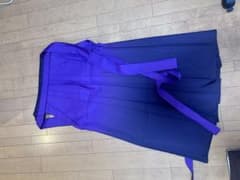 美品 卒業式 袴 一蔵（ICHIKURA）紫 ボカシ グラデーション Lサイズ