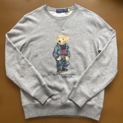 【3回着用】Polo Ralph Lauren ポロベア スウェット グレー Sのサムネイル