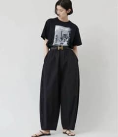 【カレンソロジー】コットンリネンドロストパンツのサムネイル