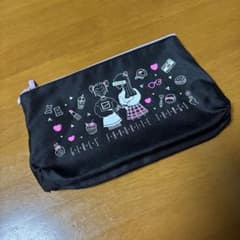 Ribon October 2019 issue bonus item: Trend Girl Double Pocket Pouch