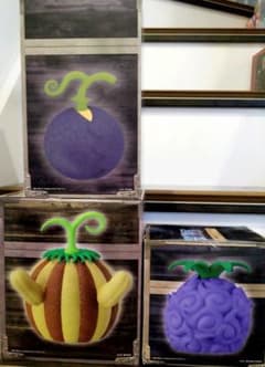 ①　ONE PIECE　ワンピース 悪魔の実　ルームライト ３個セット