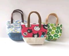 【新品】ミニミニトートバッグ3つセットのサムネイル